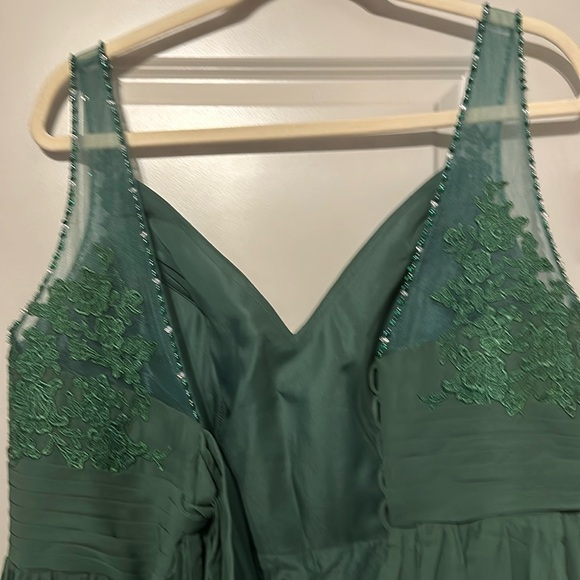 Green Sweetheart Corset Back Lace Embellished Formal Gown Dress 3x? - Picture 5 of 15